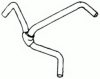 VW 3A0121109D Radiator Hose